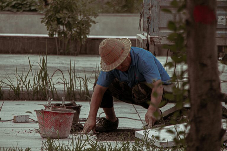 laying outdoor tile for landscaping to boost curb appeal